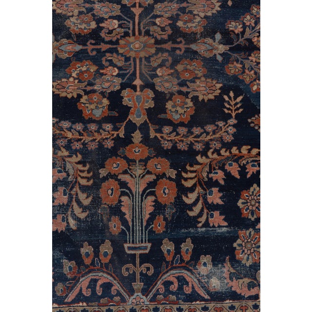 Textile Antique Oriental Rug 9' X 11'5 For Sale - Image 7 of 8