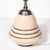 Cream Art Deco Machine Age Craquelure Cream Ceramic Table Lamp Signed Marcel Guillard For Sale - Image 8 of 17
