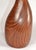 Vintage Solid Teak Wood Orchid Vase Mid-Century Modern Art & Crafts Movement For Sale - Image 12 of 13