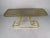Metal Contemporary Modern Brass Console Table For Sale - Image 7 of 10