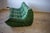 Togo Three-Seater Sofa in Dubai Green Leather by Michel Ducaroy for Ligne Roset For Sale - Image 3 of 5
