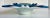 Vintage Blue and White Murano Art Glass Bowl For Sale - Image 9 of 11