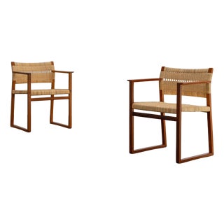 Early BM 62 Armchair by Børge Mogensen for P. Lauritsen and Son, 1958 For Sale