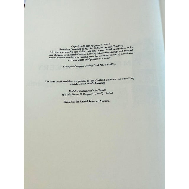 Textile First Edition 1972 James Beard’s American Cookery For Sale - Image 7 of 12