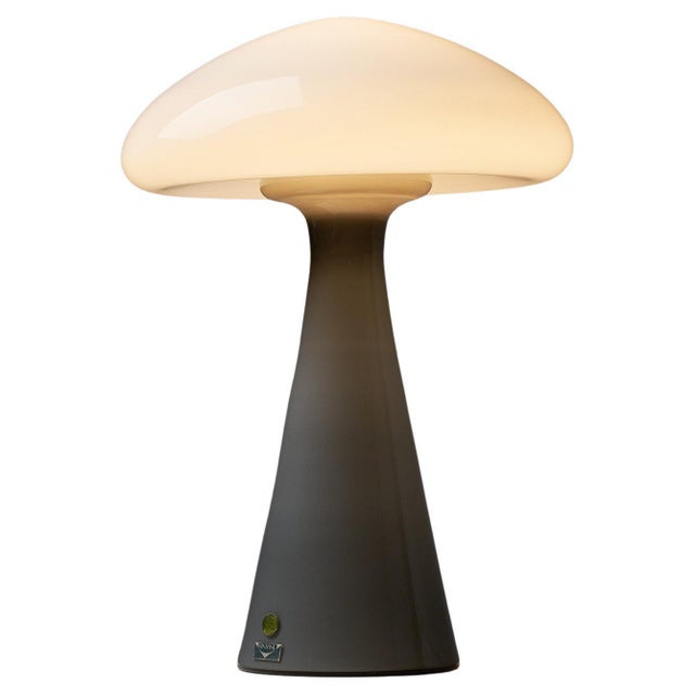 Vintage Italian Glass Mushroom Table Lamp from Vistosi, 1960 For Sale - Image 14 of 14