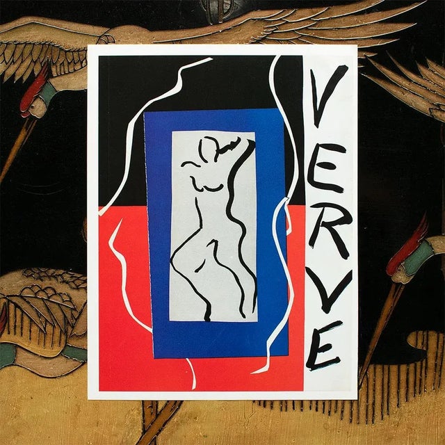 Abstract 1987 After Henri Matisse "Verve No. 1" (1937) Cover, Second Edition Full-Color Print For Sale - Image 3 of 7