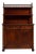 1900-1909 France Rich Walnut Brown Carved Walnut Server With Gallery Shelf For Sale