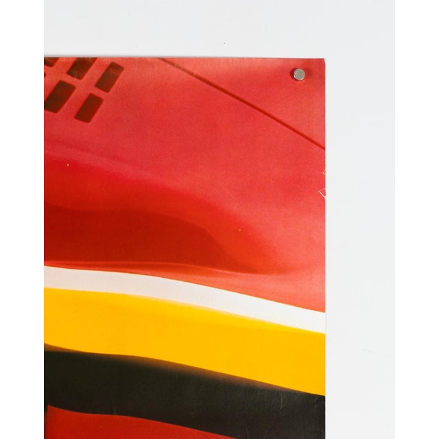 Green Porsche World Champions 79 Original Porsche Poster, 1979 For Sale - Image 8 of 9