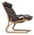 Danish Leather and Bentwood Lounge Chair by Georg Thams for Bramin, 1970s For Sale