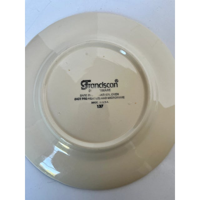 Vintage Franciscan Desert Rose Salad Plates - Set of 6 For Sale - Image 9 of 10