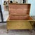 Make a spectacular, high-gloss statement with this gorgeous vintage mid-century Hollywood Regency campaign-style storage...