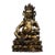 1940s Gilt Bronze Jambhala (Yellow Wealth God) Statue - 7.1" Tall For Sale