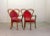 Set of Mid-Century French Red Velvet Armchairs, 1950s For Sale - Image 6 of 14