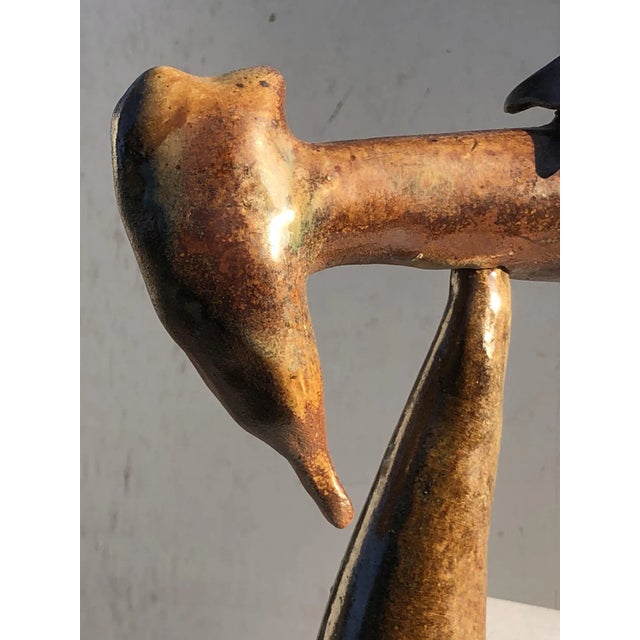Brutalist Zoomorphic Ceramic Sculpture from La Borne, 1980s For Sale - Image 10 of 12