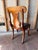 Early 20th Century Set of 6 Crotch Flame Mahogany Empire Style Saber Leg Dining Chairs For Sale - Image 12 of 18