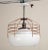 Industrial style white and copper plated pendant light by Roll & Hill, "Bluff City". Designed by Jonah Takagi, Bluff City...