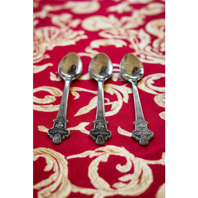 Rolex Bucherer Collector Spoons - Lugano (Set of 3) For Sale In San Diego - Image 6 of 7