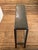 Black One of a Kind Drinks Side Table With Etched Marble Top & Iron For Sale - Image 8 of 12