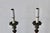 Late 20th Century Georgian Style Mahogany Brass Candlestick Table Lamps - a Pair For Sale - Image 10 of 18