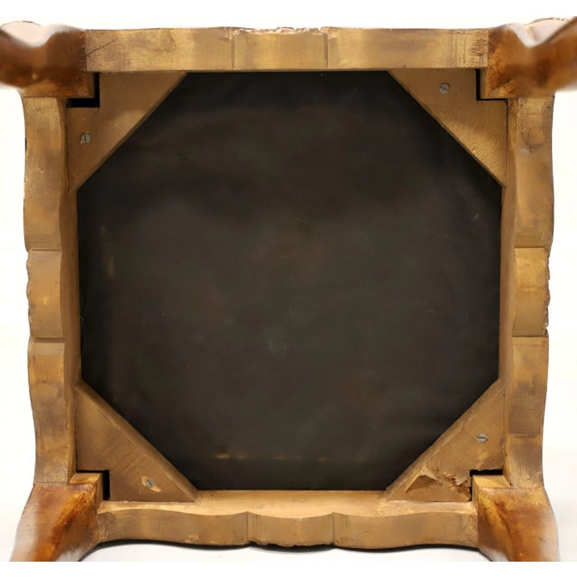 Wood Mid 20th Century Walnut French Country Bench Footstool - A For Sale - Image 7 of 8