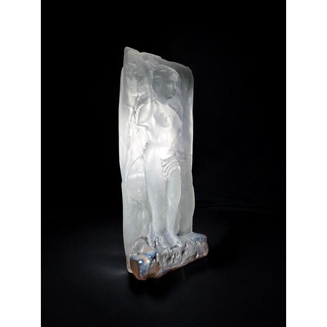 Discover a masterpiece of contemporary art with this Important Glass Sculpture created by the renowned French artist Jean...