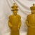 Impressive set of 3 Chinese Porcelain Emperors in mustard glaze. These look great on a sideboard or chest. Perfect for a...