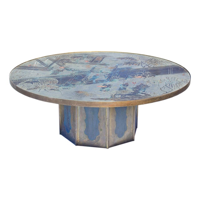 Philip and Kelvin LaVerne "Chan" Coffee Table For Sale