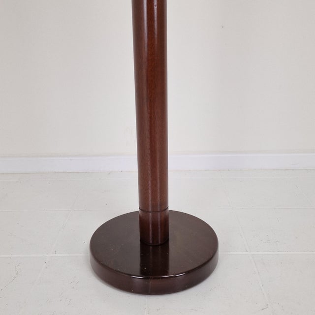 Italian Teak Wooden Coat Rack, 1980s For Sale - Image 11 of 13
