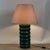 Vintage Italian Table Lamp in Green Ceramic, 1980s For Sale - Image 3 of 9