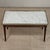 Mid-Century Louis XVI Style Mahogany Coffee Table With Carrara Marble For Sale - Image 15 of 18