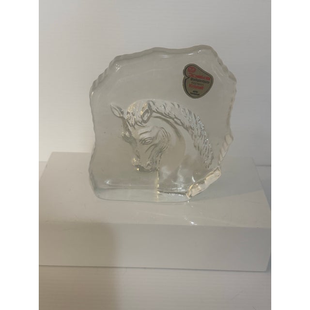 A vintage crystal horse sculpture by Joska Kristall, produced in Bodenmais, Bavaria—one of Germany’s most recognized...