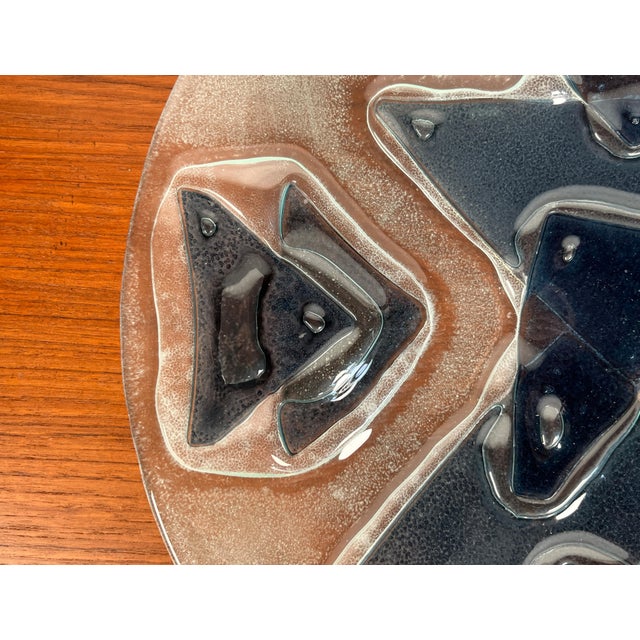 Mid-Century Modern Mid-Century Large Danish Art Glass Bowl, 1960s For Sale - Image 3 of 18