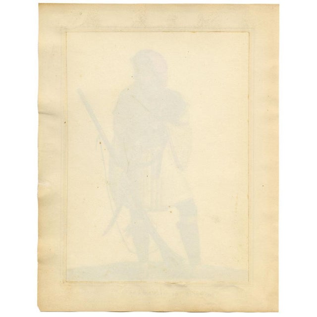 Michela De Vito, Costume of Villabadessa, Albanian Colony, Province of Teramo in the Kingdom of Naples, 1800s, Watercolour For Sale - Image 6 of 7