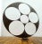 Sculpture Large Modern Abstract Round Iron Sculpture For Sale In Providence - Image 6 of 7