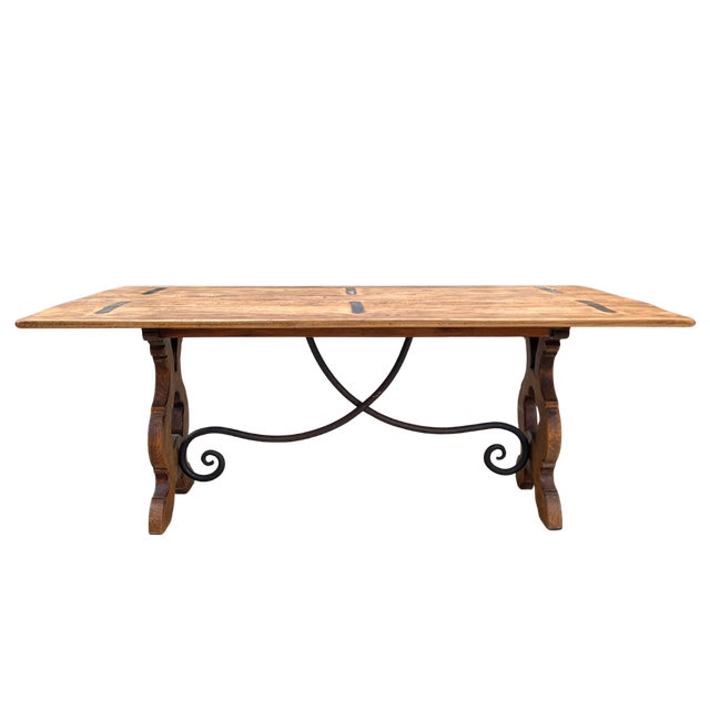 Brown 19th Century Spanish Baroque Oak Flip Top Table For Sale - Image 8 of 11