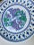 1990s Vintage Porcelain Pierced Rim With Grape Design Decorative Plate For Sale - Image 5 of 6