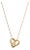 Mikimoto 18k Yellow Gold Pearl Pendant Heart Motif Necklace For Sale