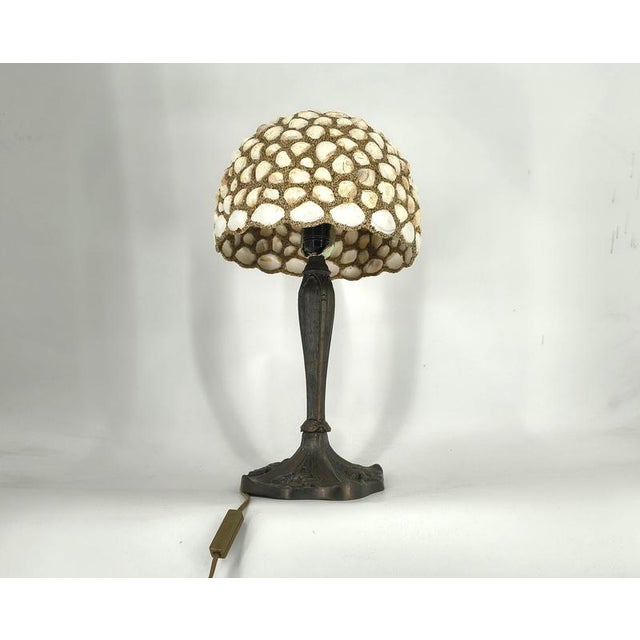 Vintage Sea Shell Table Lamp, 1970s For Sale - Image 6 of 9