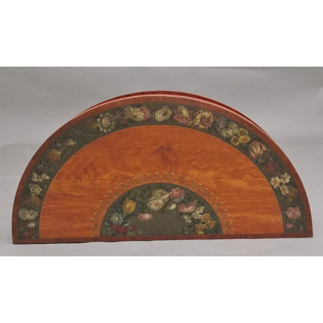 Antique Painted Satinwood Card Table, 1820 For Sale - Image 11 of 12