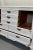 A White Lacquered Campaign Style Chest, Cabinet or Mini Armiore For Sale - Image 9 of 12
