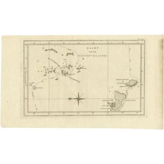 Antique Map of the Friendly Islands by Cook, 1803 For Sale