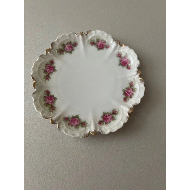 Beautiful vintage little serving pieces. Small plate is 6 1/4" in diameter and small bowl 5" in diameter and about 1 1/4"...