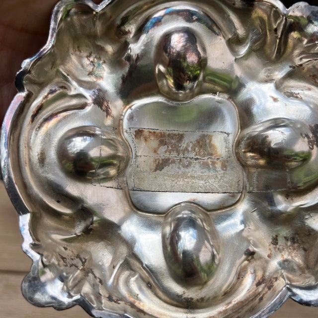 Reed and Barton Pair of 1940s Reed & Barton 741 Candelabras For Sale - Image 4 of 4