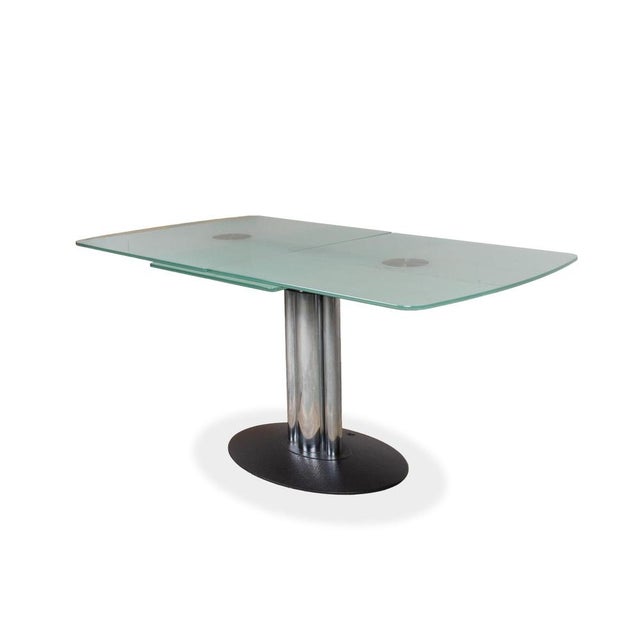 Modern Titan III Extendable Dining Table in Glass from Draenert For Sale - Image 3 of 13