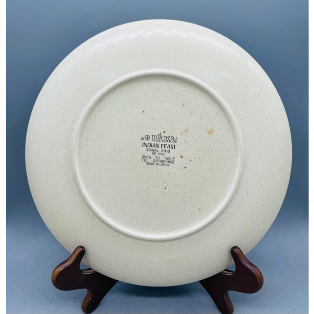 Vintage Mismatched Extra Large Dinner Plates or Chop Plates Set of 5