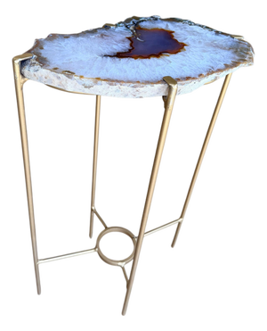 Unusual Modern Handcrafted Drinks Table.