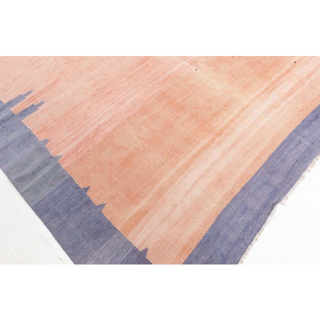 Doris Leslie Blau Vintage Indian Dhurrie Rug For Sale In New York - Image 6 of 8