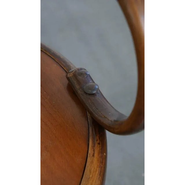 Antique Wooden Armchair by Mundus for Thonet For Sale - Image 12 of 18