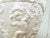 Late 20th Century Mario Buatta for Frederick Cooper Neoclassical White Embossed Urn Lamp With Cherubs and Faces For Sale - Image 12 of 12