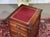 English Mahogany Office Filing Cabinet with Leather Top, 1980s For Sale - Image 4 of 12